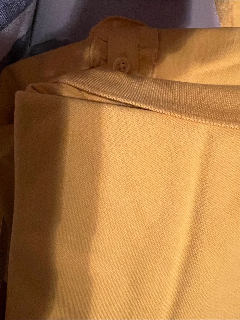 Gymboree Yellow Polo with Polka-Dot Trim